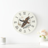 Waldschnepfe große wanduhr (Zuhause)