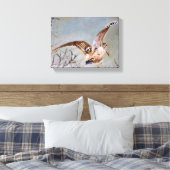 Waldschnepfe im Flug Leinwanddruck (Insitu (Schlafzimmer))