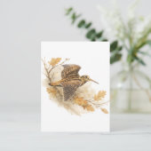 Waldschnepfe  postkarte (Stehend Vorderseite)