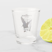 Waldschnepfe Schnapsglas (Rückseite)
