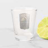 Waldschnepfe  schnapsglas (Rückseite)