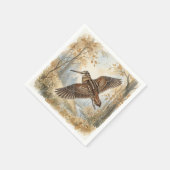 Waldschnepfe  serviette (Ecke)