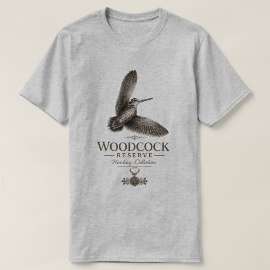Waldschnepfe T-Shirt (Design vorne)