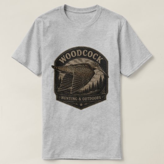 Waldschnepfe T-Shirt (Design vorne)