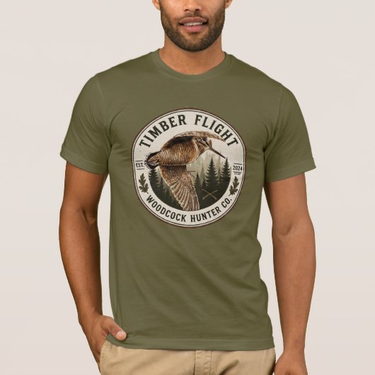 Waldschnepfe T-Shirt (Vorderseite)