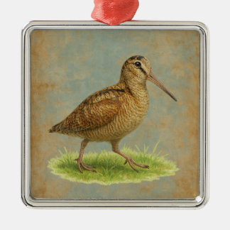 Waldschnepfe Weihnachtsbaumschmuck Design Ornament Aus Metall