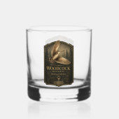 Waldschnepfe whiskyglas (Rückseite)