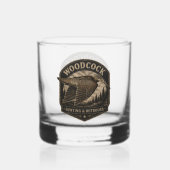 Waldschnepfe  whiskyglas (Vorderseite)