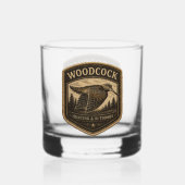 Waldschnepfe  whiskyglas (Vorderseite)