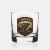 Waldschnepfe  whiskyglas (Rückseite)