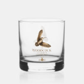 Waldschnepfe whiskyglas (Rückseite)