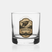 Waldschnepfe  whiskyglas (Vorderseite)