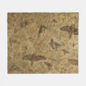 Waldschnepfenjagd fleecedecke (Vorderseite (Horizontal))