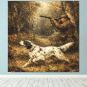 Waldschnepfenjagd Leinwanddruck (Insitu (Holzboden))