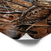 Waldschnepfenjagd Poster (Ecke)