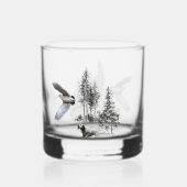 Waldschnepfenjagd Whiskyglas (Rückseite)