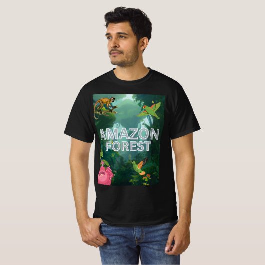 Waldschutz im Amazonasgebiet T-Shirt (Vorne ganz)