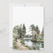 Waldsee-Feier des Lebens Bestattung Einladung (Rückseite)