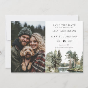Waldsee Foto Hochzeit Save The Date