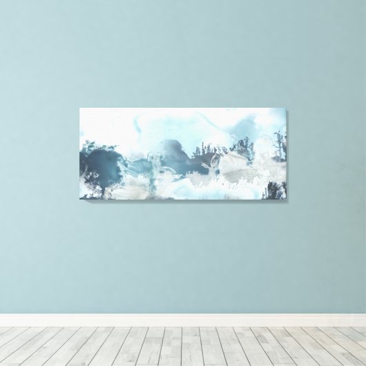 Waldsee Leinwanddruck (Insitu (Holzboden))