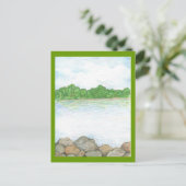 Waldsee Postkarte (Stehend Vorderseite)