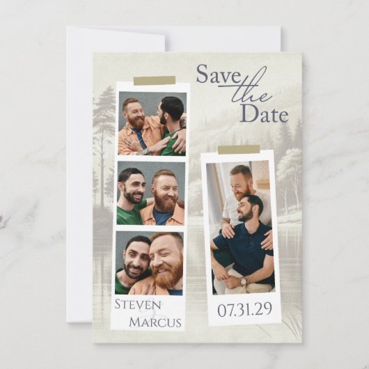 Waldsee Save the Date (Vorderseite)