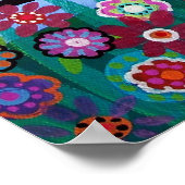 WALDSEGELBOOTMALERIE POSTER (Ecke)