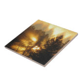 Waldsonnenaufgang Fliese (Seite)