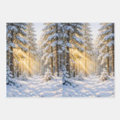 Waldsonnenlicht • Geschenkpapierbögen • Set aus 3 Geschenkpapier Set (Vorderseite 3)