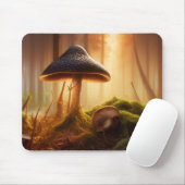 Waldsonnenuntergang Mousepad (Mit Mouse)