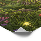 Waldspaziergang im Cotgore Poster (Ecke)