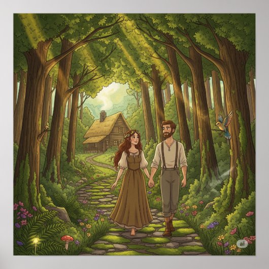 Waldspaziergang im Cotgore Poster (Vorne)