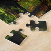 Waldspaziergang im Frühling. Puzzle (Seite)