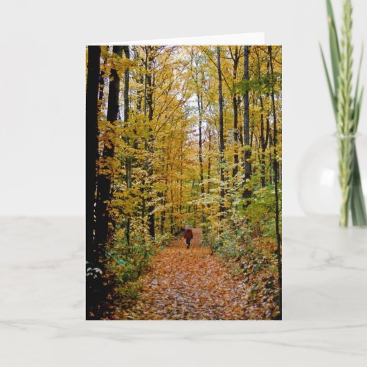 Waldspaziergang Karte (Vorderseite)