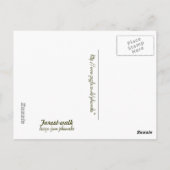 Waldspaziergang Postkarte (Rückseite)