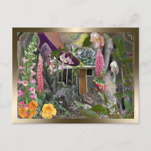 Waldspaziergang Postkarte (Vorderseite)