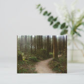 Waldspaziergang Postkarte (Stehend Vorderseite)