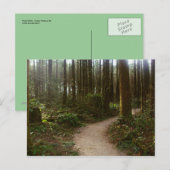 Waldspaziergang Postkarte (Vorne/Hinten)