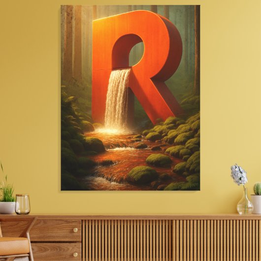 Waldstadt Leinwanddruck (Insitu (Wohnzimmer))