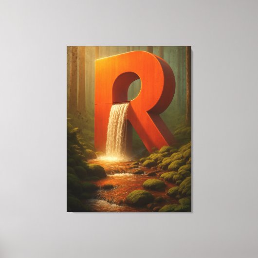 Waldstadt Leinwanddruck (Vorderseite)