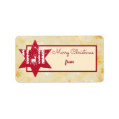 Waldstern Adressaufkleber (Vorne)