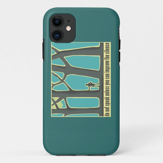 Waldstille Case-Mate iPhone Hülle (Rückseite)