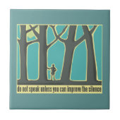 Waldstille Fliese (Vorderseite)