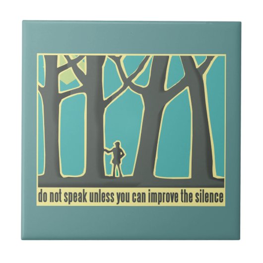 Waldstille Fliese (Vorderseite)