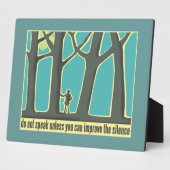 Waldstille Fotoplatte (Seite)