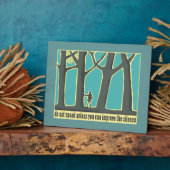 Waldstille Fotoplatte (Seite)