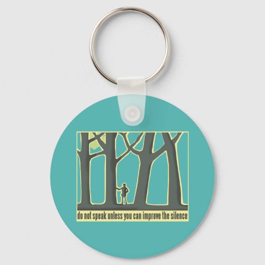 Waldstille Schlüsselanhänger (Vorderseite)