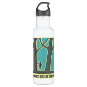 Waldstille Trinkflasche (Vorderseite)