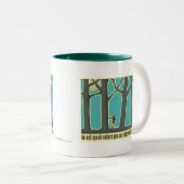 Waldstille Zweifarbige Tasse (VorderseiteRechts)