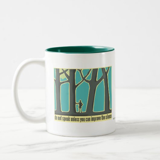 Waldstille Zweifarbige Tasse (Links)